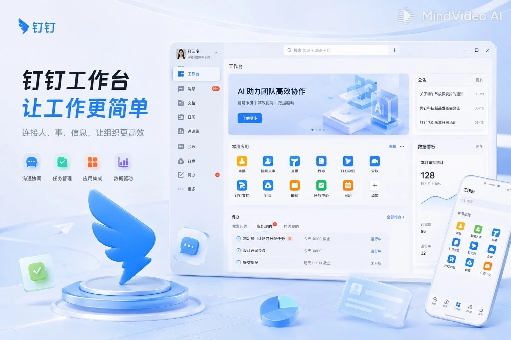 钉钉下载官方电脑版安装包干净无捆绑